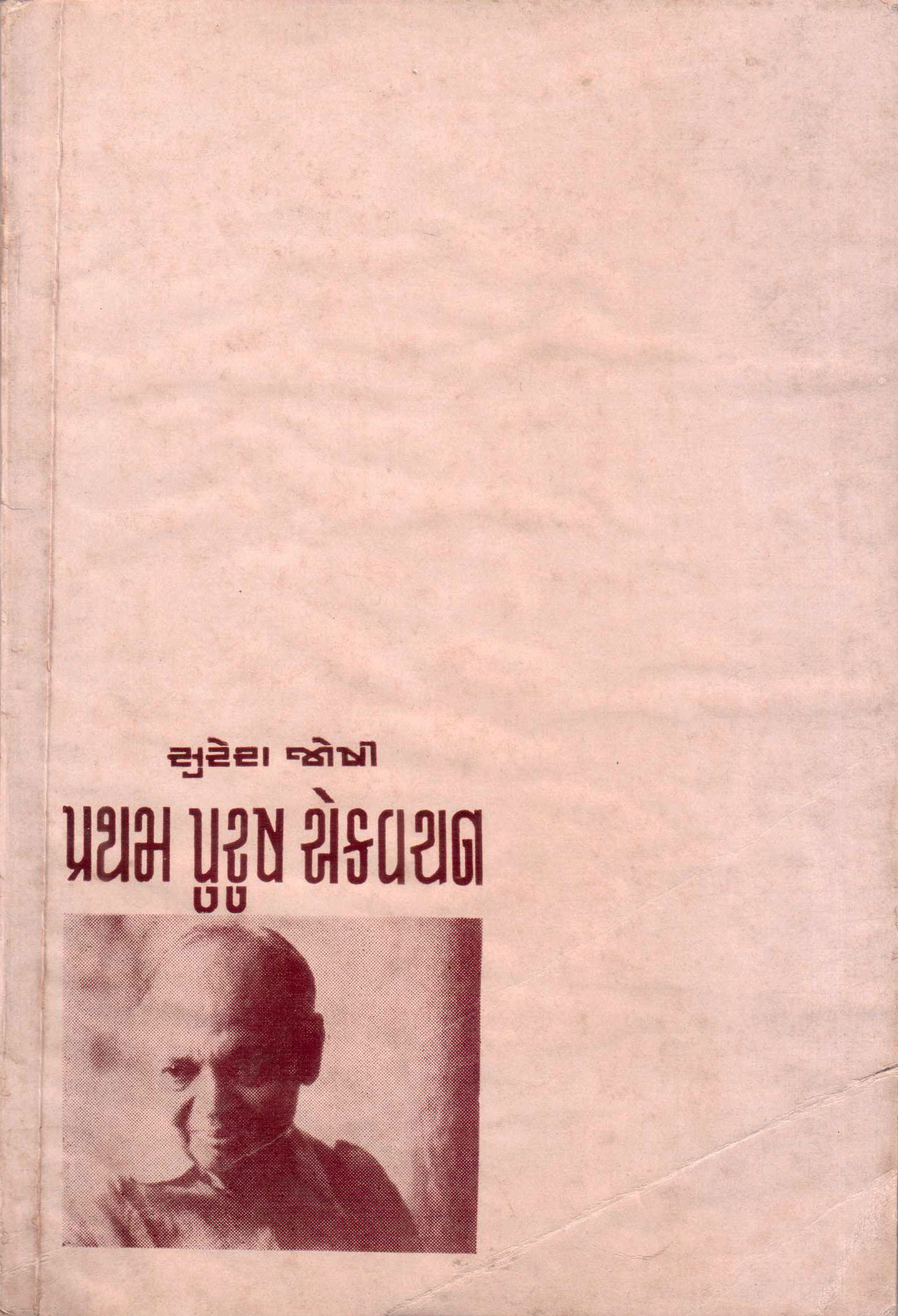 Cover image for પ્રથમ પુરુષ એકવચન 